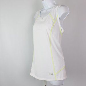 Mountain Hardwear white blue lime tank top
